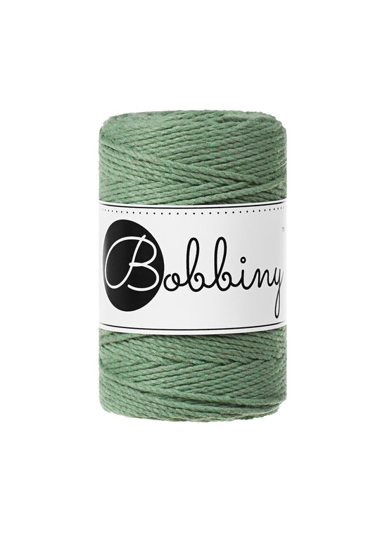 Makramē virve 3PLY - Eucalyptus Green